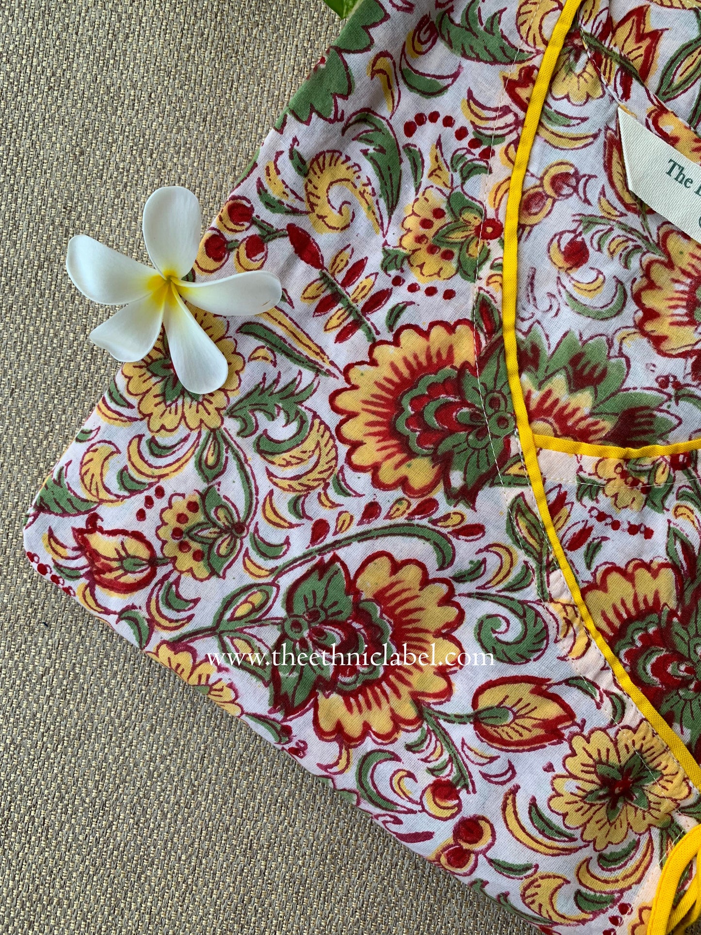 "Sooraj" Hand Block Printed Cotton kurta