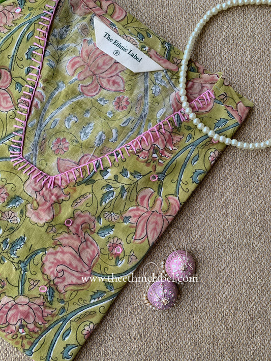 "Tapasvi" Handwork Cotton kurta