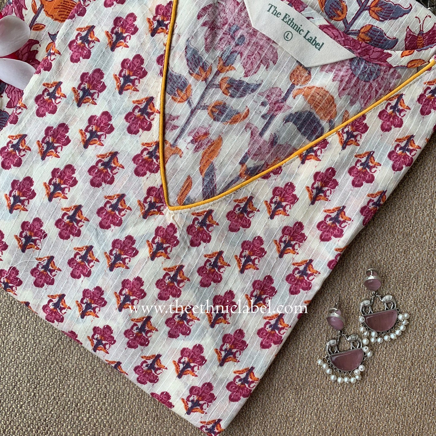 "Pratibha" Booti Cotton kurta