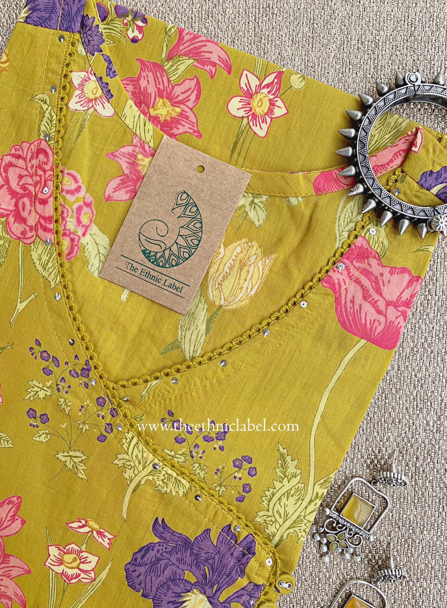 "Peet" Angrakha Cotton kurta - XXL