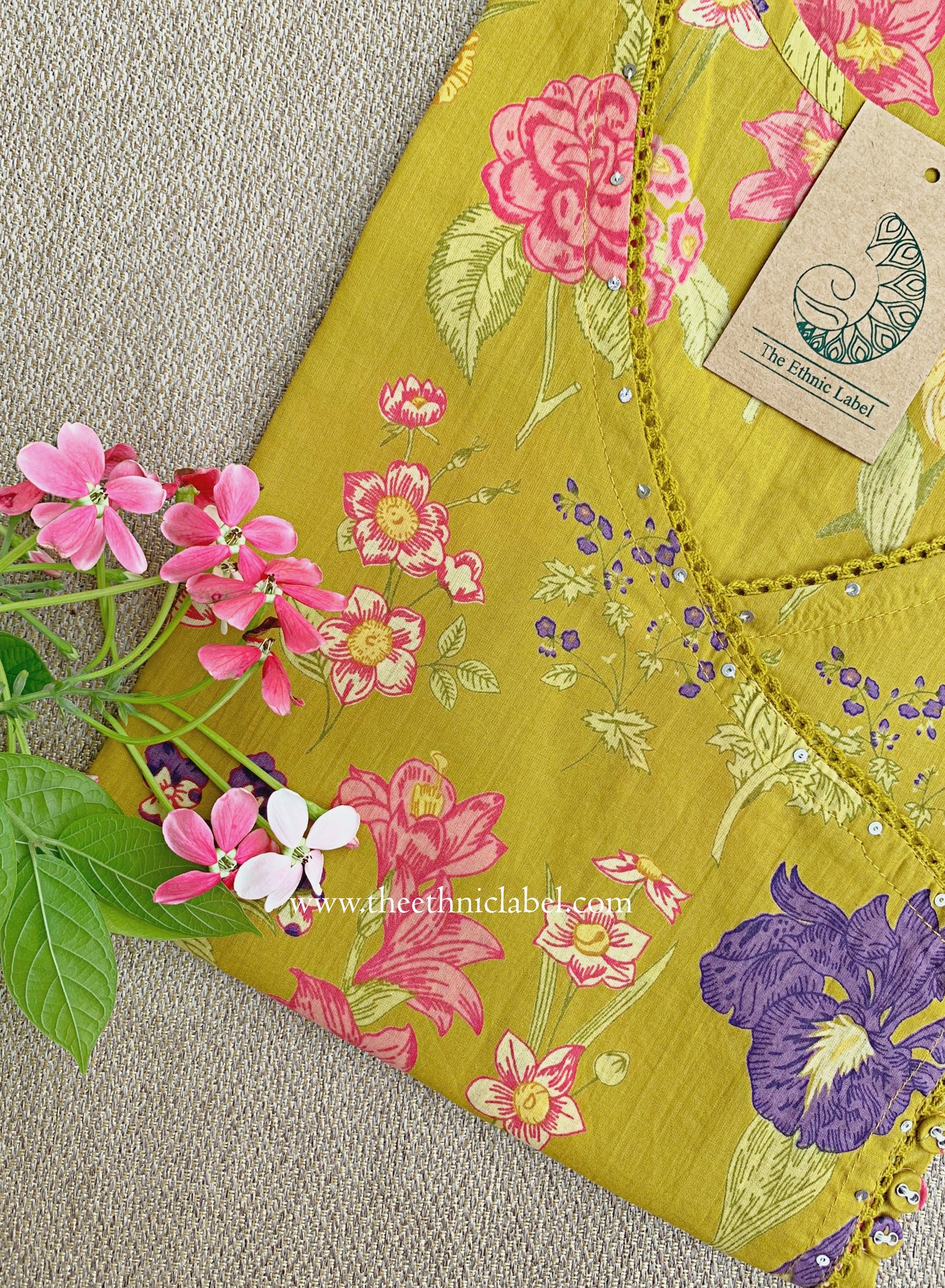 "Peet" Angrakha Cotton kurta - XXL