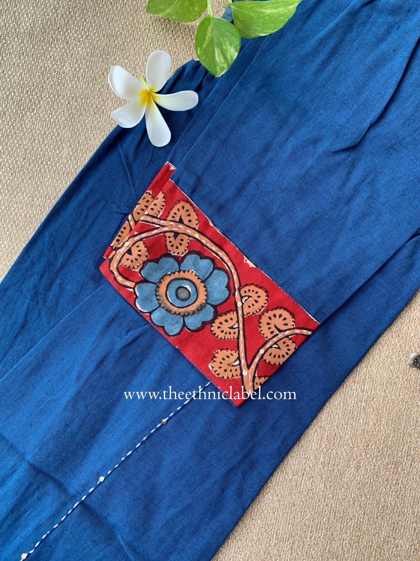 "Chhaya" Kantha Cotton kurta