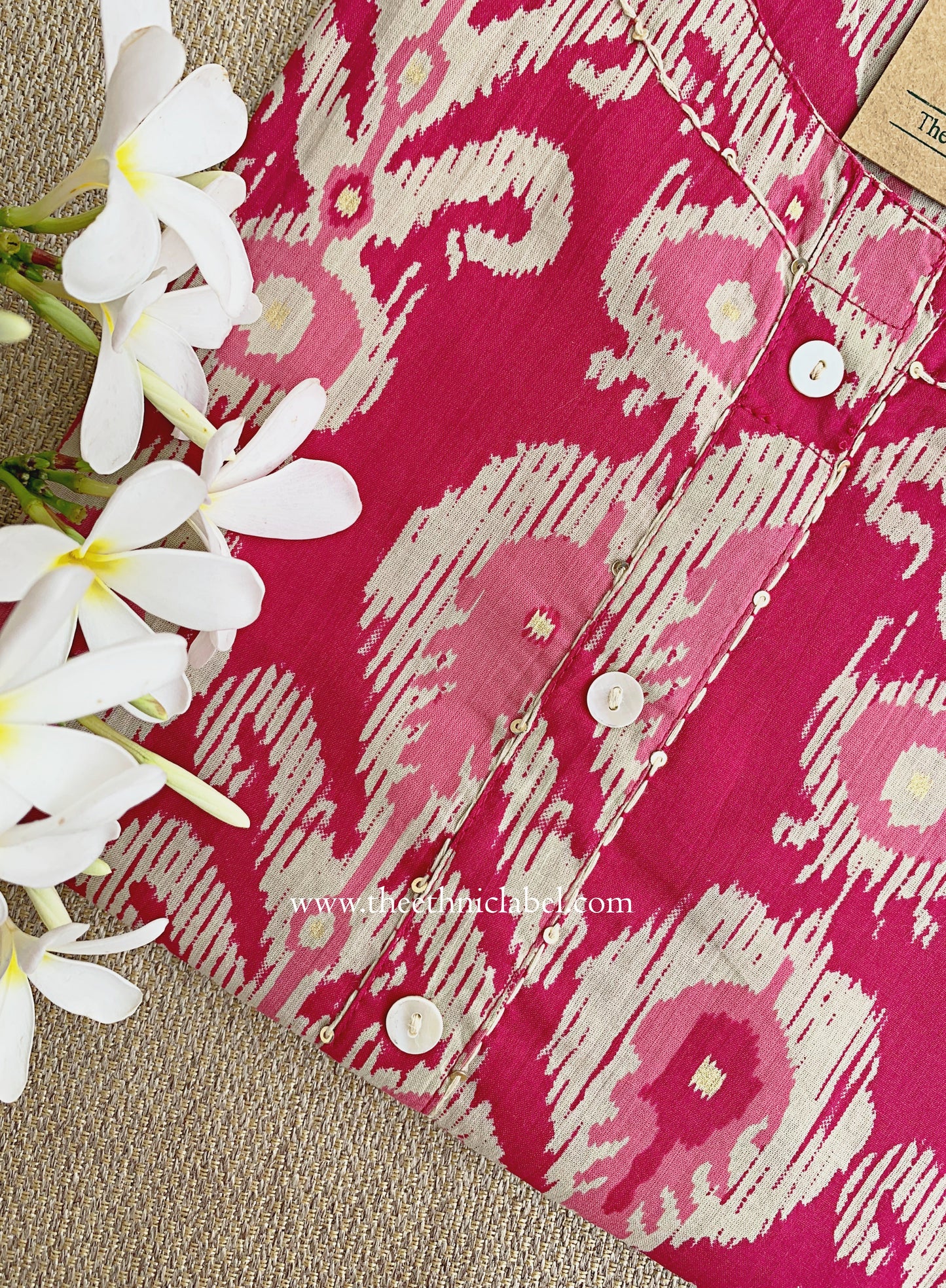 "Kanak" Kantha Cotton kurta