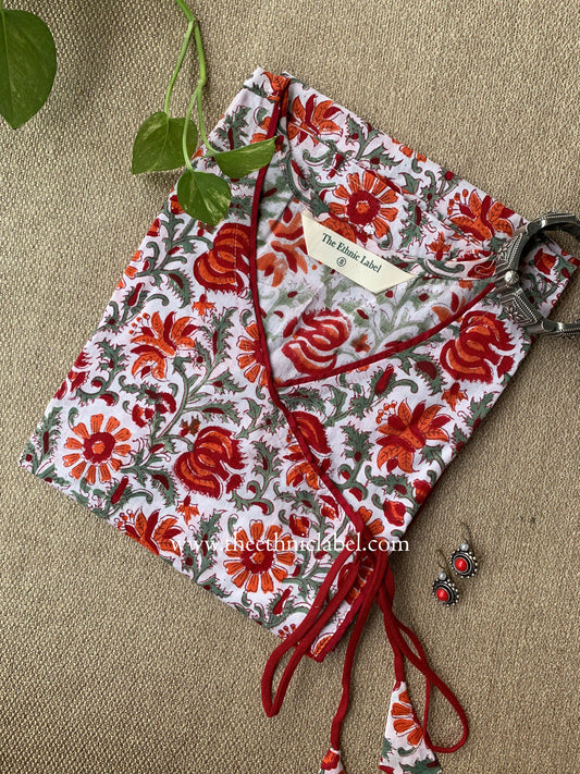 "Aranya" Hand Block Printed Cotton kurta