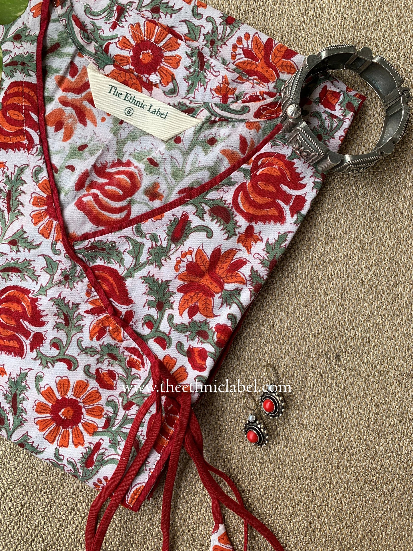 "Aranya" Hand Block Printed Cotton kurta