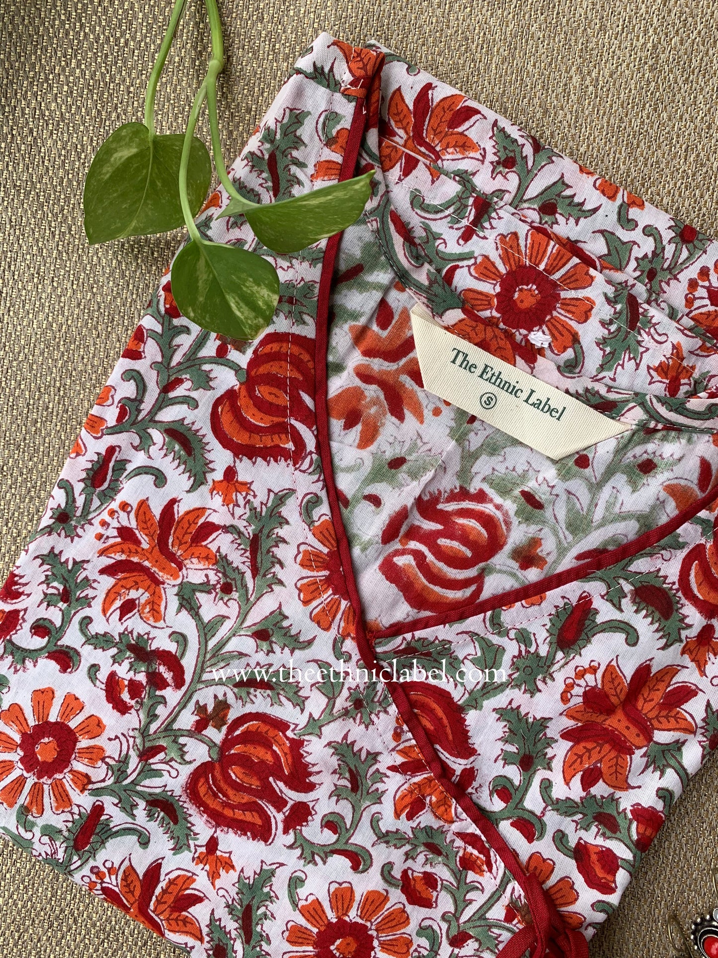 "Aranya" Hand Block Printed Cotton kurta