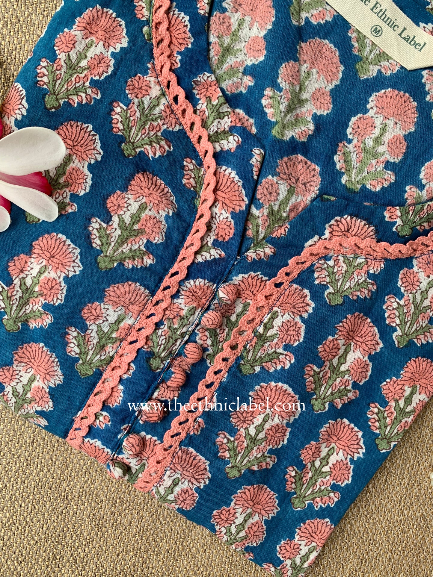 "Aarzoo" Hand Block Print Cotton kurta