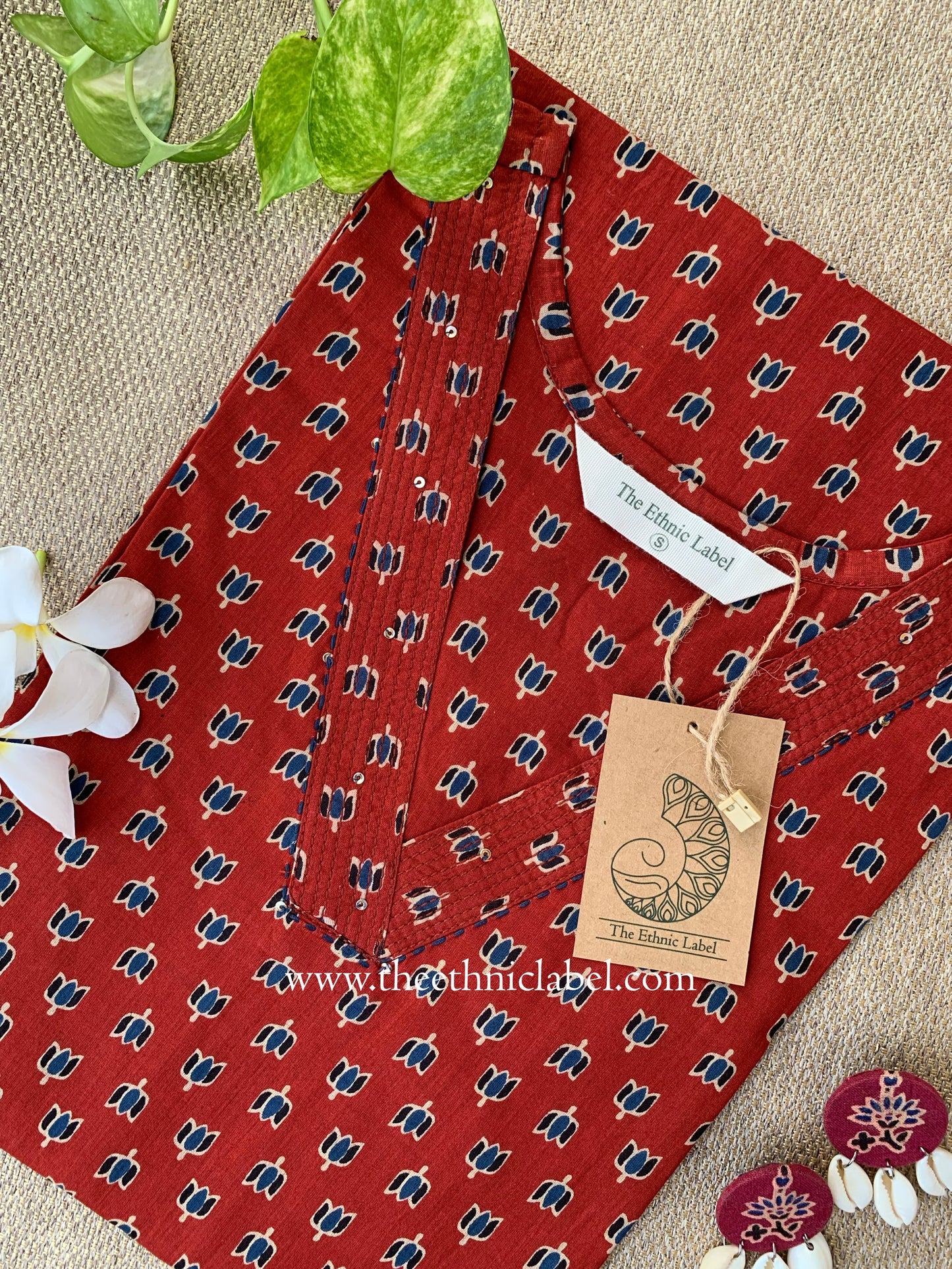 "Haya" Kamal Cotton kurta- S