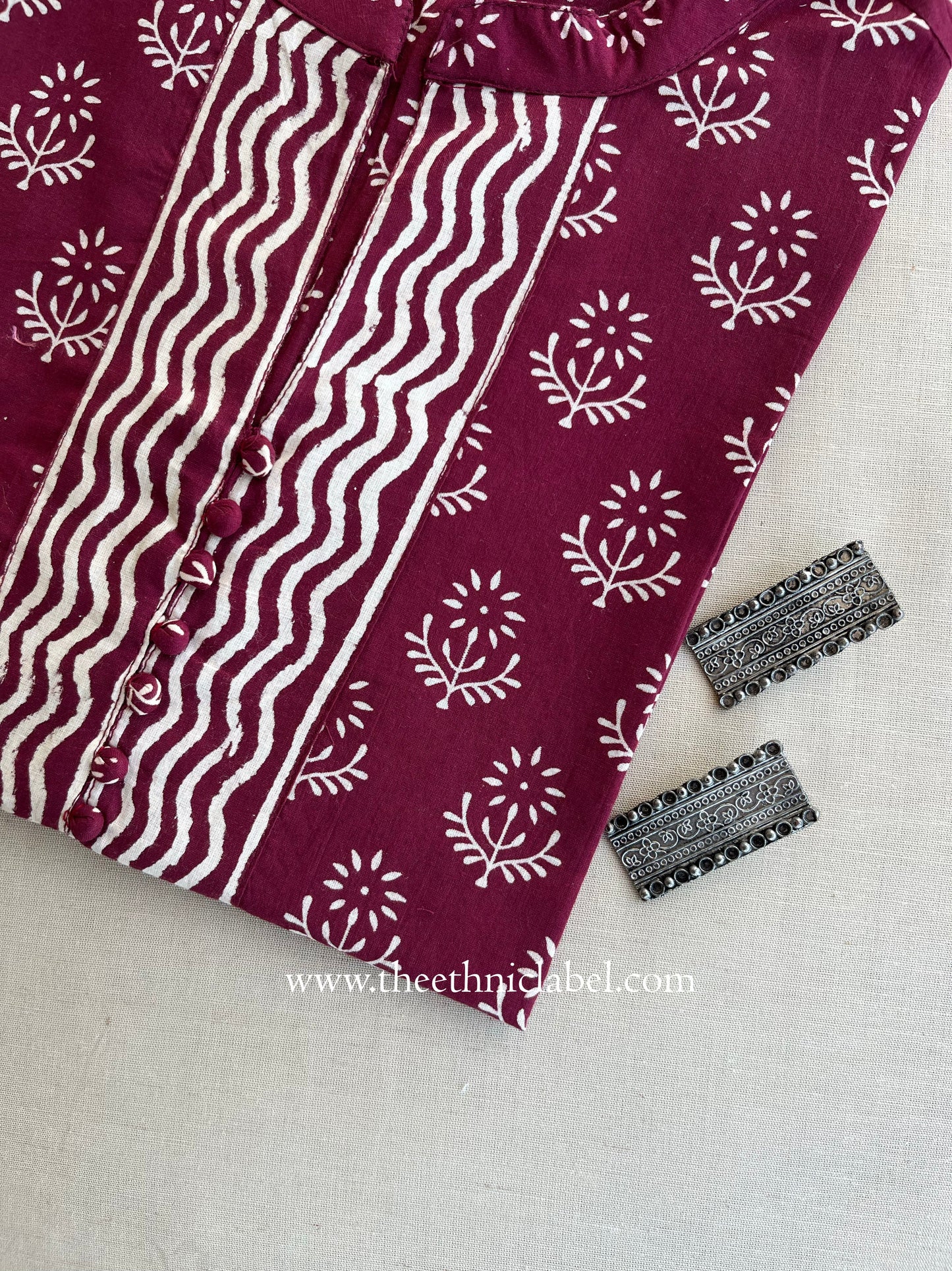 "Dastoor" Hand Block Printed Cotton Kurta