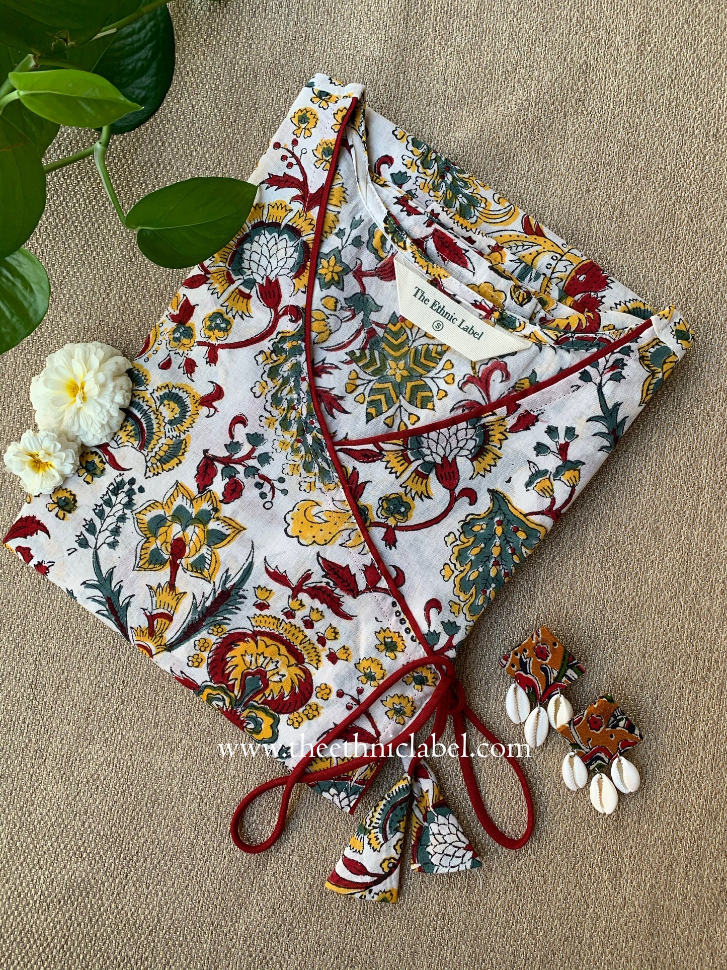 "Nargis" Hand Block Printed Cotton kurta