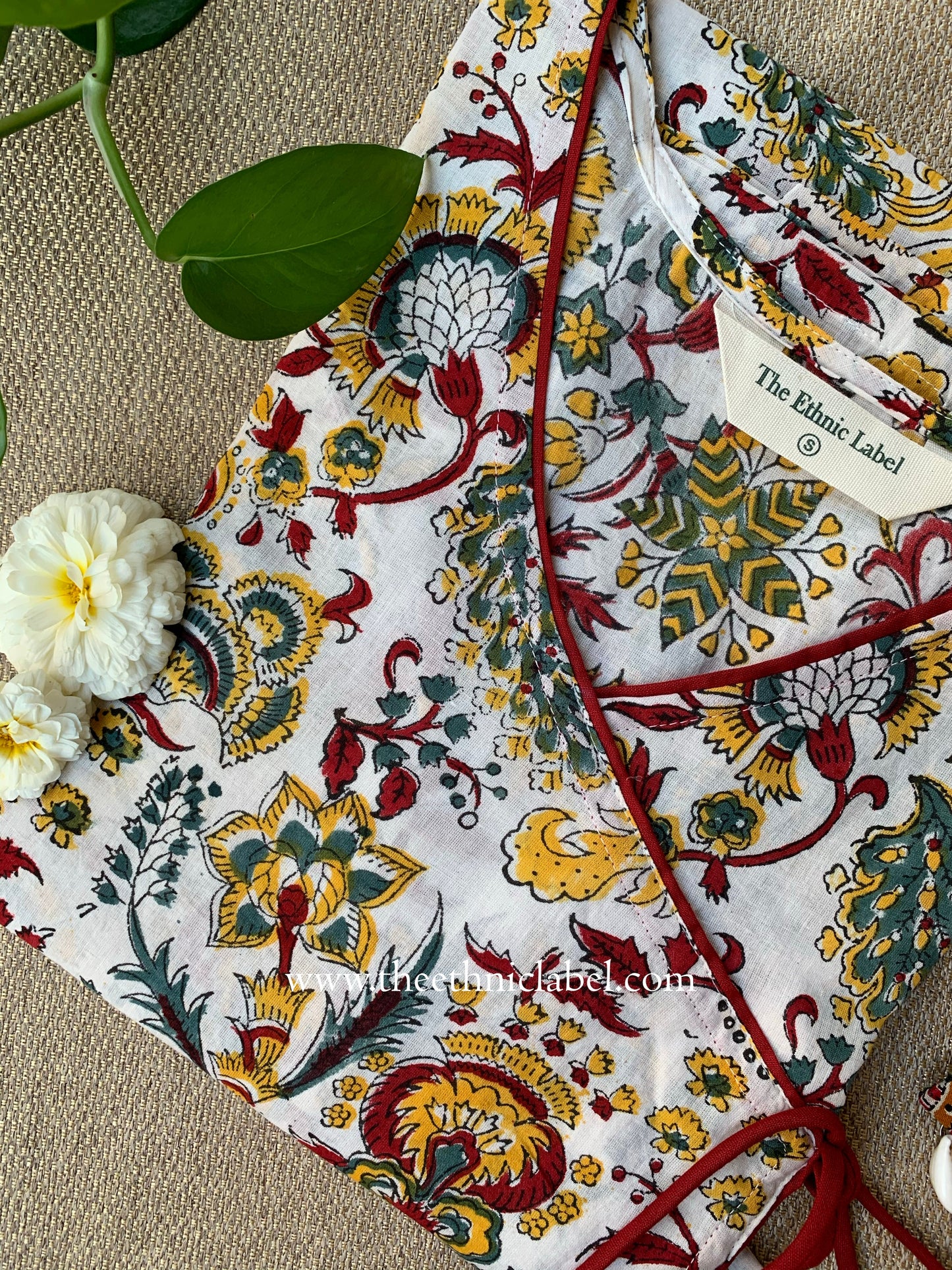 "Nargis" Hand Block Printed Cotton kurta