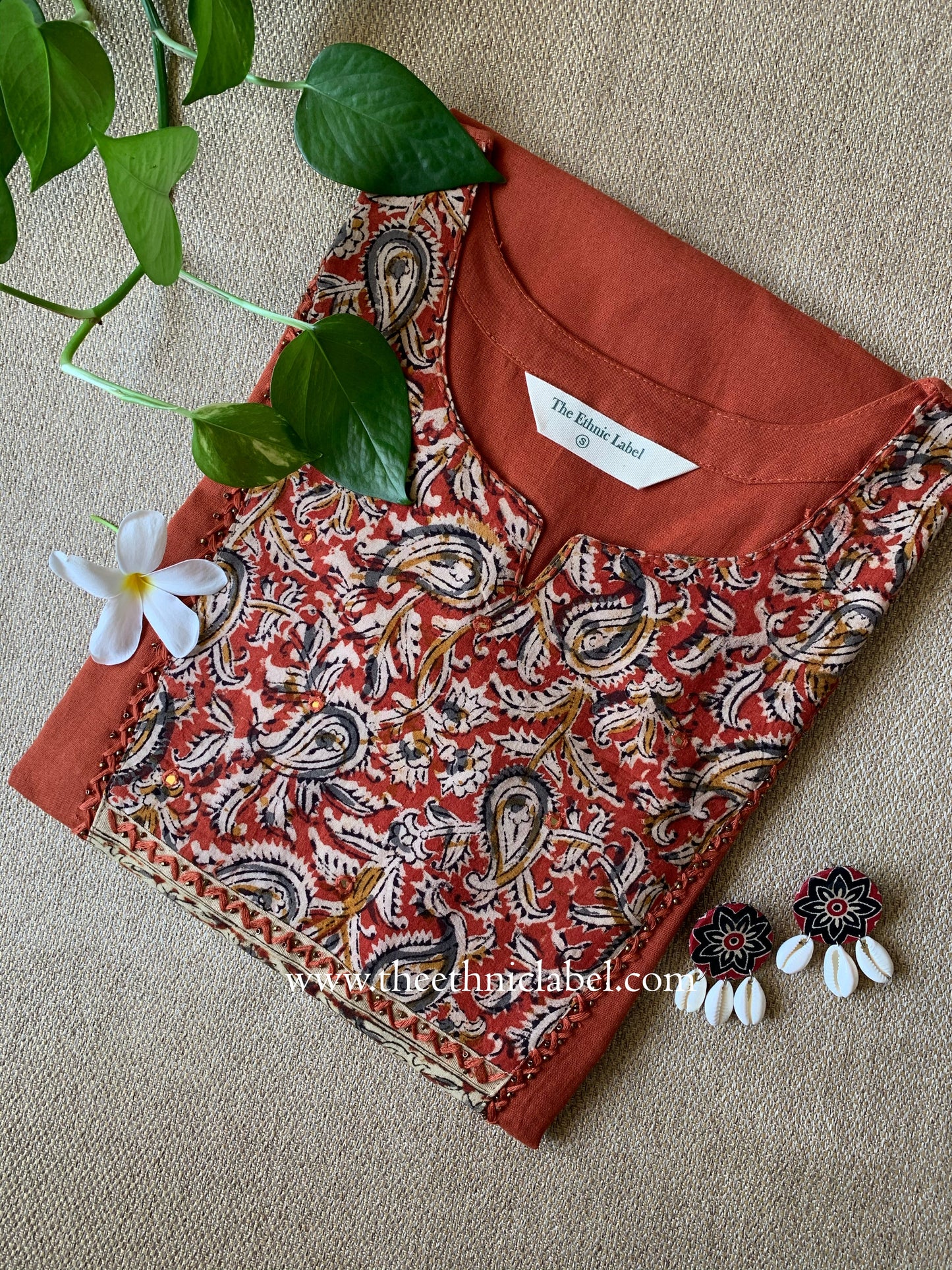 "Sara" Handwork Cotton kurta