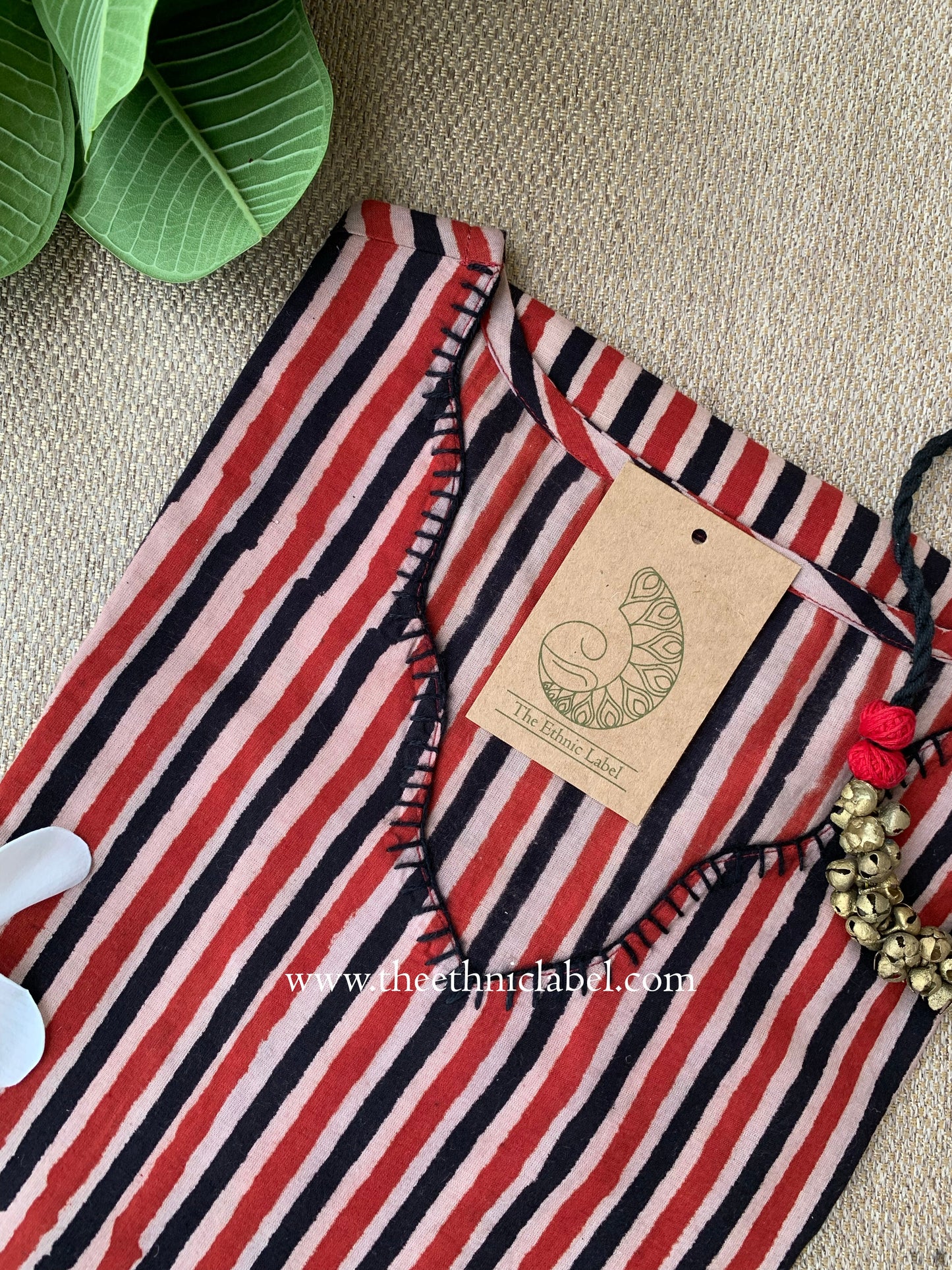 "Raqs" Hand Block Printed Cotton kurta