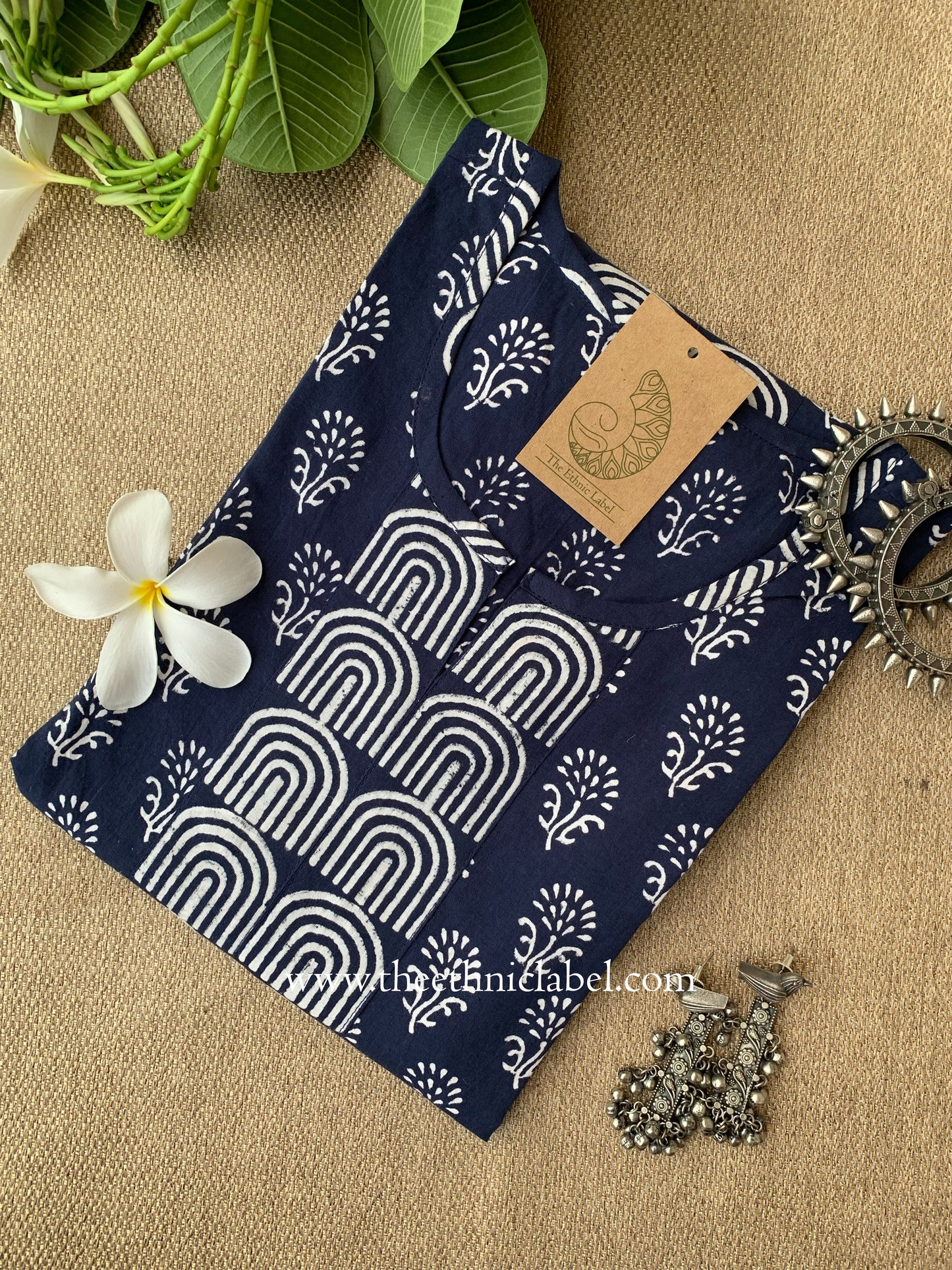 "Kurbat" Hand Blockprinted Cotton Kurta