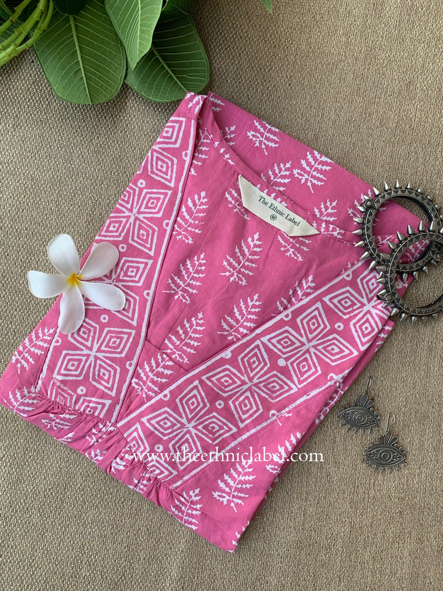 "Nazakat" Hand Blockprinted Cotton Kurta