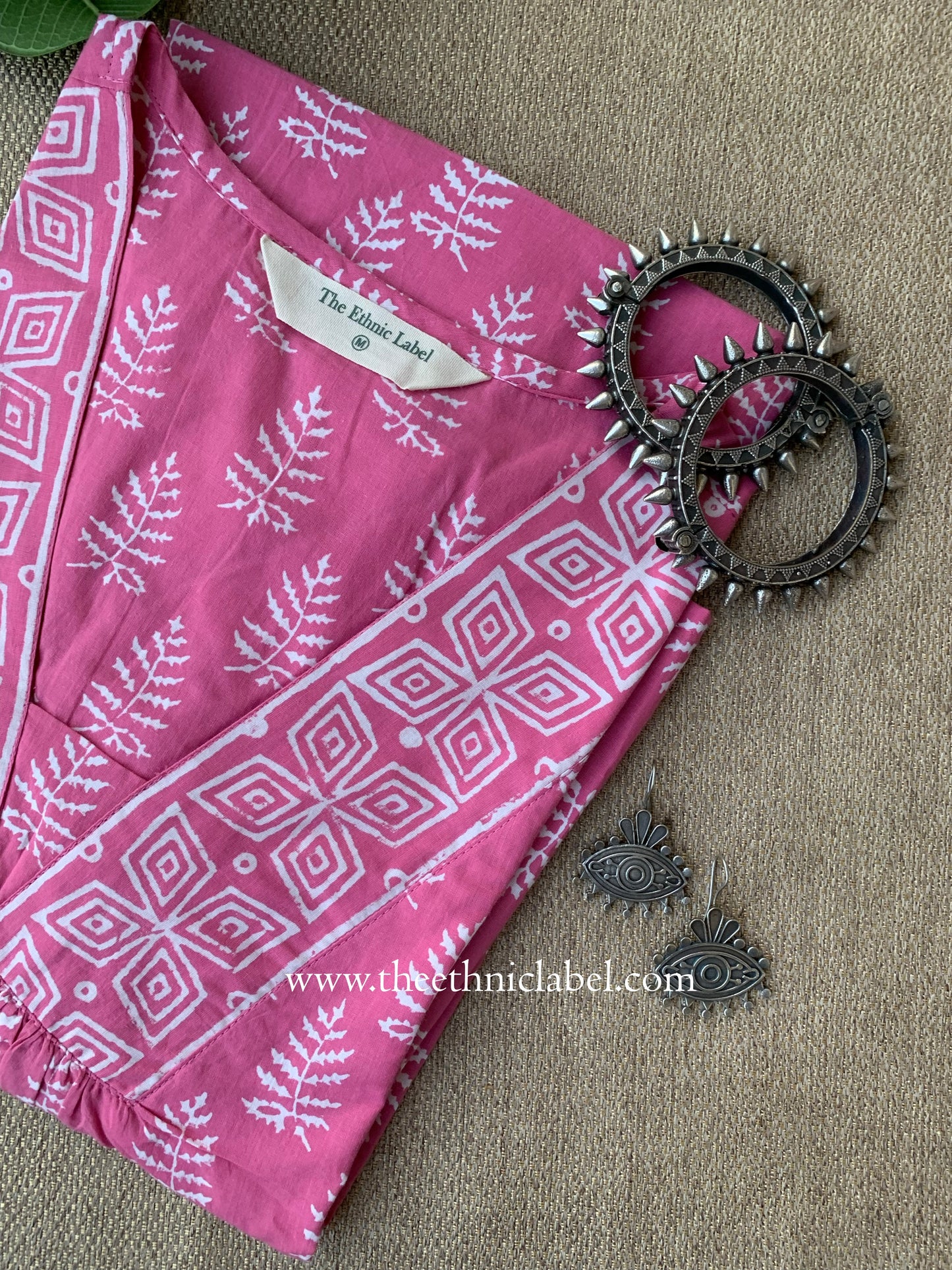 "Nazakat" Hand Blockprinted Cotton Kurta