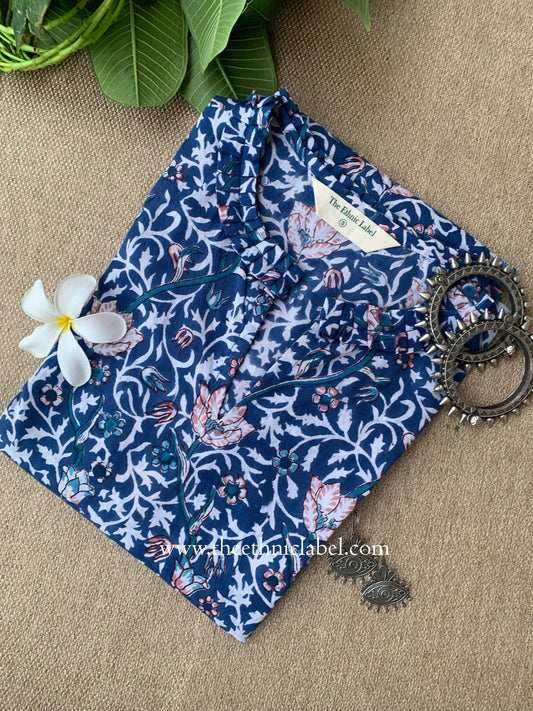 "Avnee" Hand Blockprinted Cotton Kurta