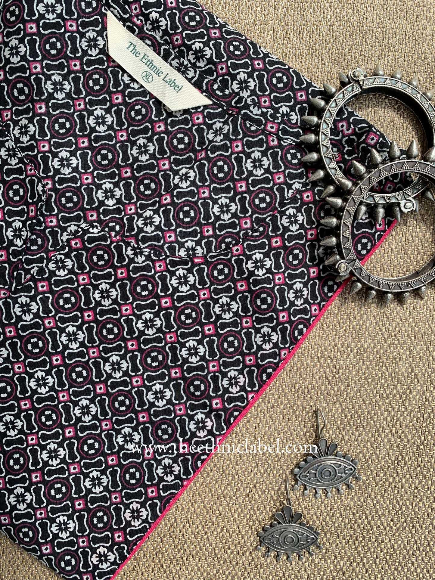 "Tamas" Printed Cotton Kurta