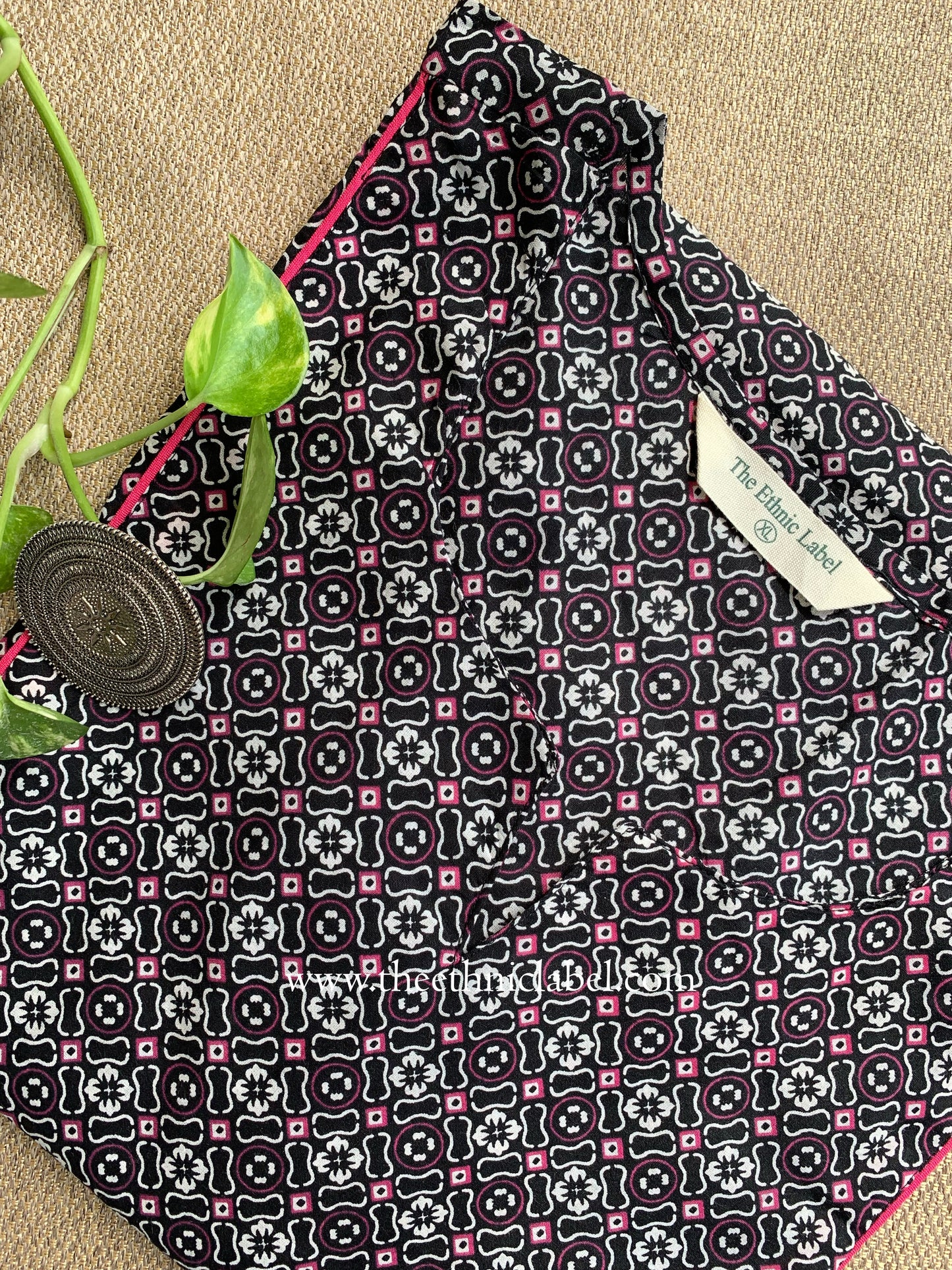 "Tamas" Printed Cotton Kurta