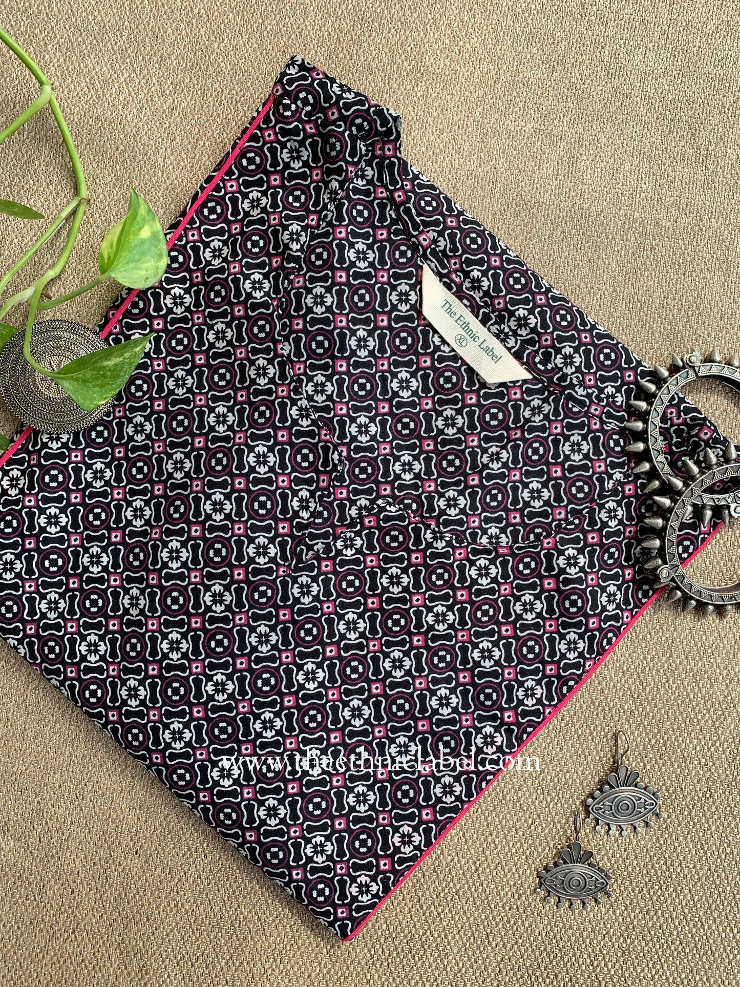 "Tamas" Printed Cotton Kurta