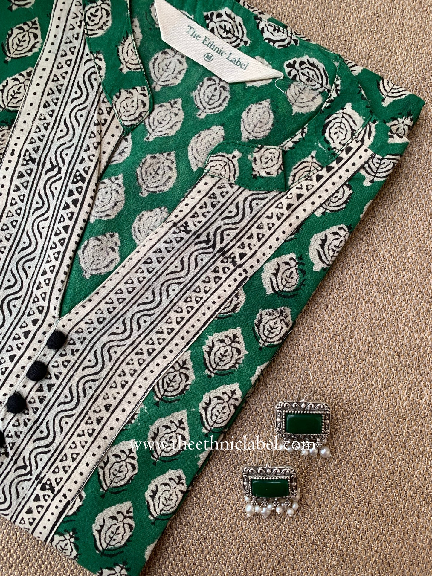 "Sreshtha" Hand Blockprinted Cotton Kurta