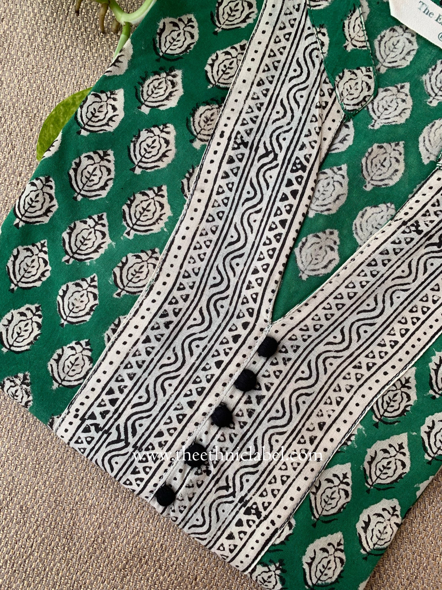 "Sreshtha" Hand Blockprinted Cotton Kurta