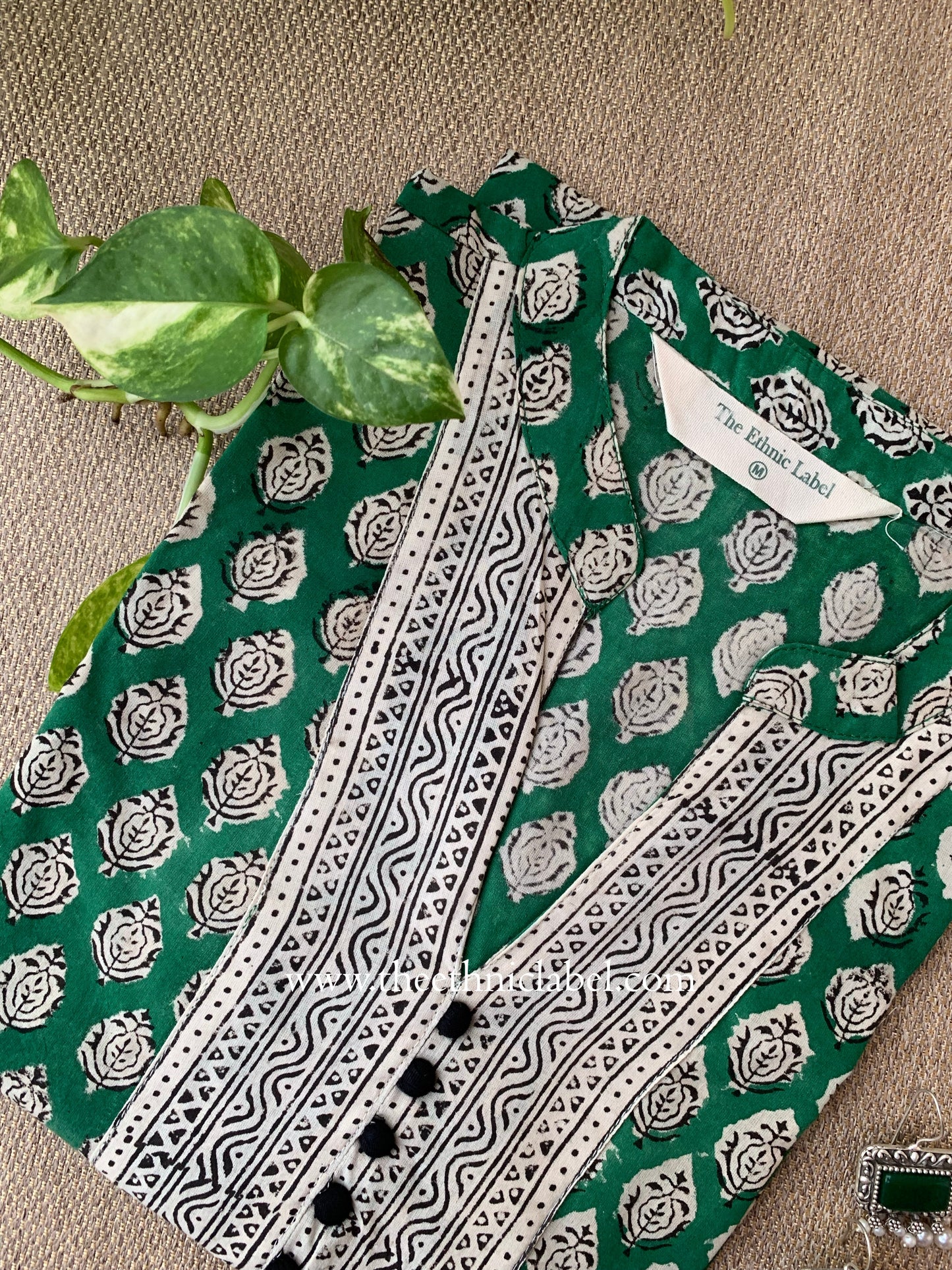 "Sreshtha" Hand Blockprinted Cotton Kurta