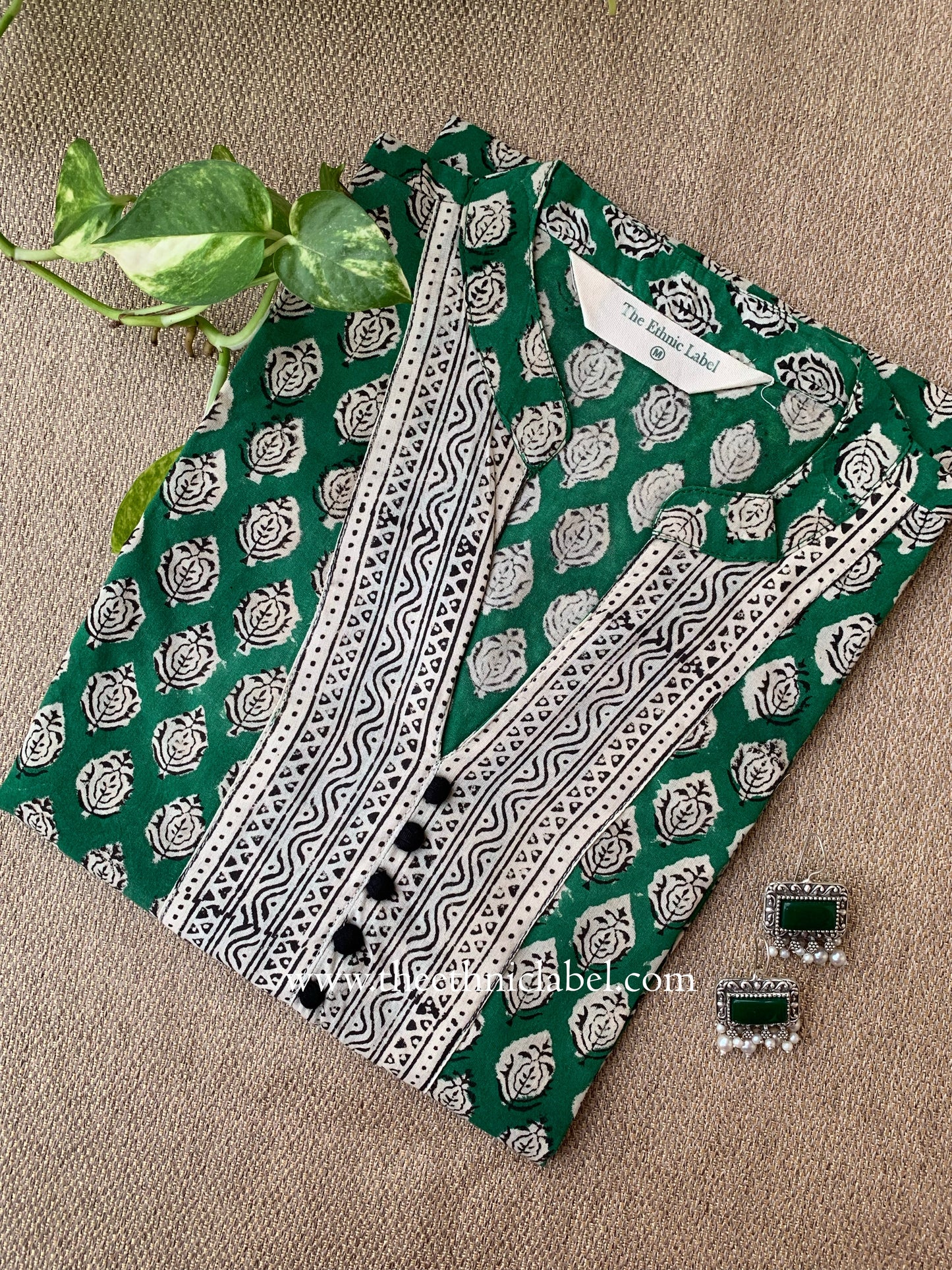 "Sreshtha" Hand Blockprinted Cotton Kurta