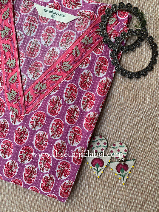 "Priya" Boota Cotton kurta